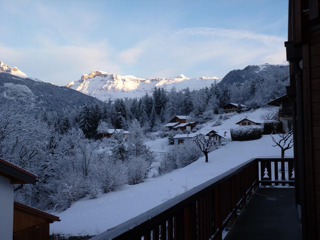 לינה וארוחת בוקר קראנס-מונטנה Chalet Des Alpes מראה חיצוני תמונה