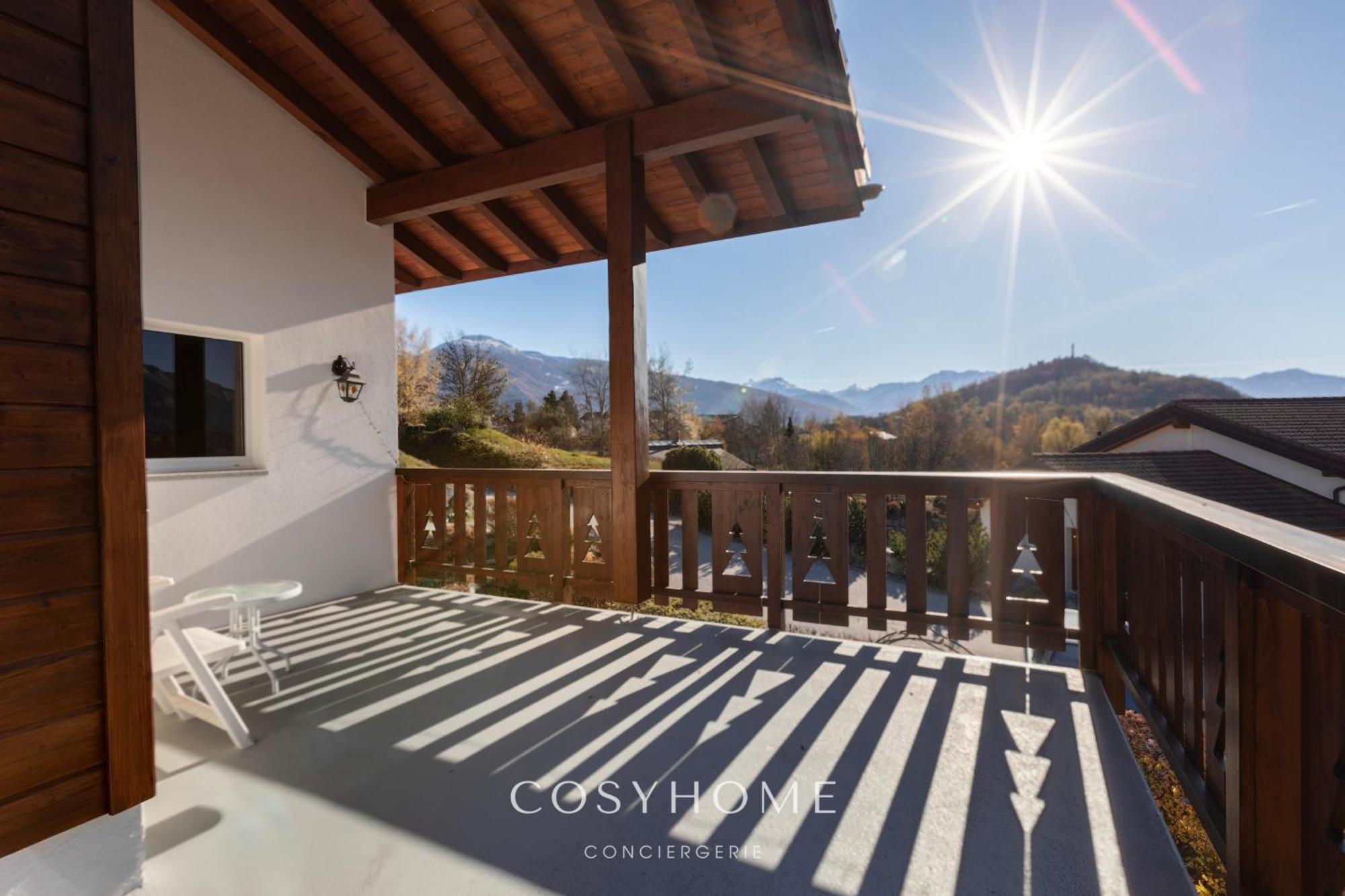 Chalet Des Alpes - Sunset View - קראנס-מונטנה מראה חיצוני תמונה